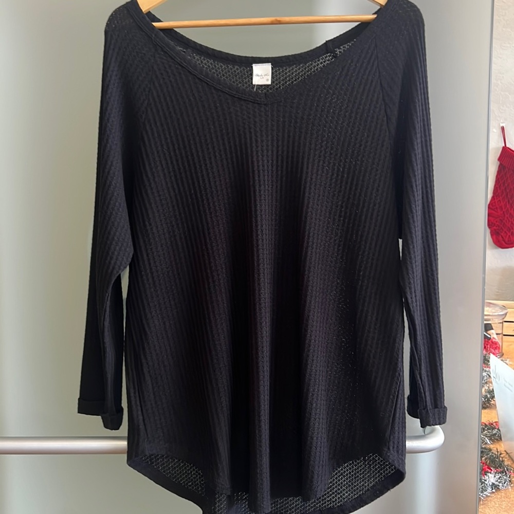 Black V Neck